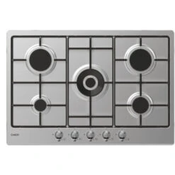 Candy Classic CHW74WTX Acciaio Inossidabile Da Incasso 75 Cm Gas 5 Fornello(i)