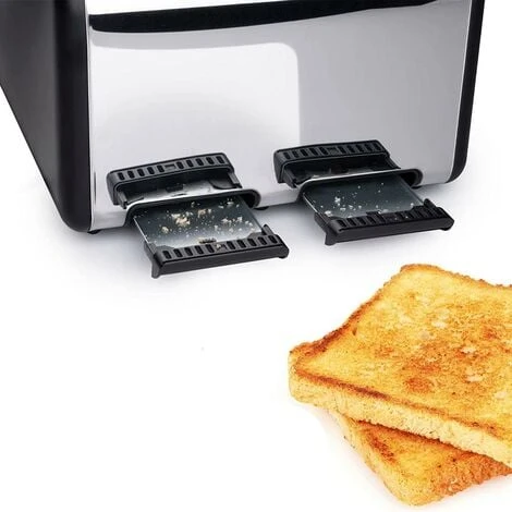 Alpina Tostapane 4 Fette Di Pane 6 Livelli Di Doratura Scongelamento Riscaldamento - immagine 3