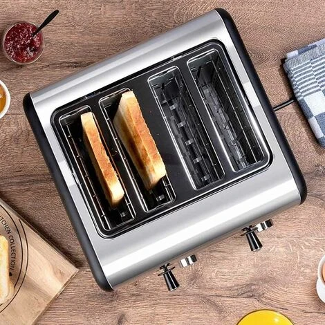 Alpina Tostapane 4 Fette Di Pane 6 Livelli Di Doratura Scongelamento Riscaldamento - immagine 4