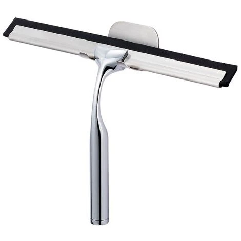 Tergicristallo In Acciaio Inossidabile Tergicristallo In Silicone Per Acqua Per La Pulizia Delle Finestre Bagno Ristorante Hotel Home - immagine 2