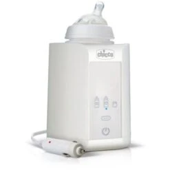Chicco Scaldabiberon Portatile Da Viaggio E Scaldapappa Con Tre Programmi E Spegnimento Automatico, Bianco