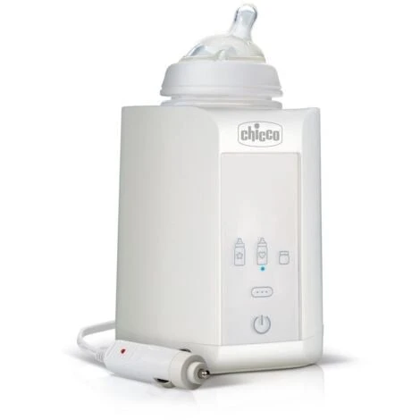 Chicco Scaldabiberon Portatile Da Viaggio E Scaldapappa Con Tre Programmi E Spegnimento Automatico, Bianco