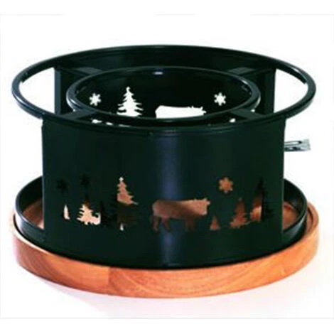 Scalda Fonduta 21cm Nero - 3008209 - Nmc