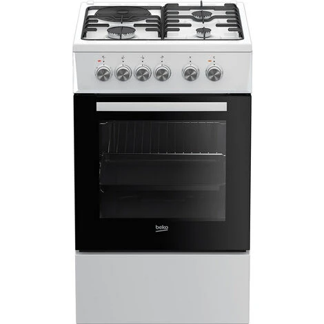 Fornello Combinato Da 60 Litri 4 Fuochi Bianco - Fss53000dw - Beko