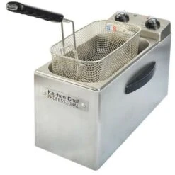 Friggitrice Professionale 4l 2500w Inox - Kcfr4l - Kitchen Chef