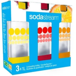 Confezione Da 3 Bottiglie Da 1l Per Macchine Gassatrici - 3000036 - Sodastream