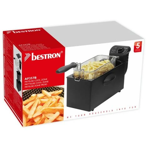 Friggitrice 3,5l 2000w Nera - Af357b - Bestron - immagine 5