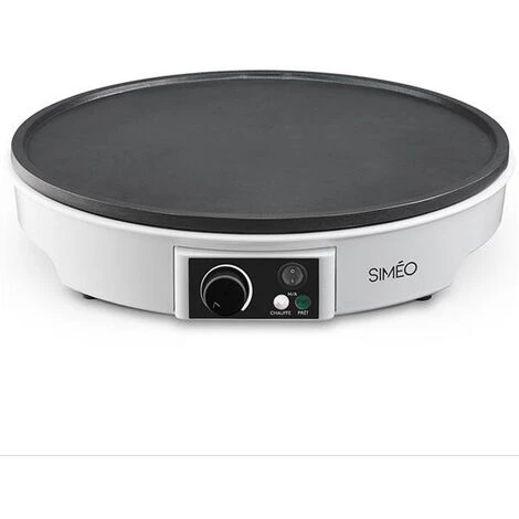 Macchina Per Crepes 30cm 1000w Bianca - Cre245 - Simeo - immagine 2