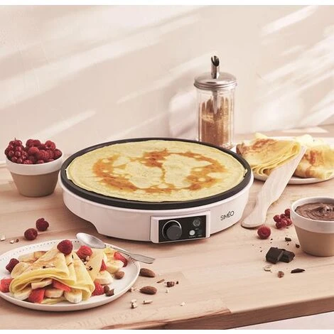 Macchina Per Crepes 30cm 1000w Bianca - Cre245 - Simeo - immagine 4
