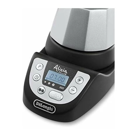 DeLonghi Alicia PLUS EMKP 21.B Caffettiera Moka Elettrica 1-2 Tazze, Caffè Caldo Per 30 Minuti, Funzione Orzo, Spegnimento Automatico, Risparmio Energetico, Facile Da Usare E Da Pulire, 450 W,Argento - immagine 3