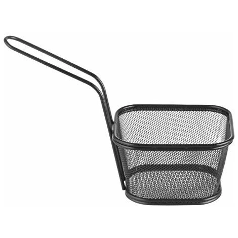 HENDI Mini Cestelli Per Friggere Impilabili Neri - immagine 2
