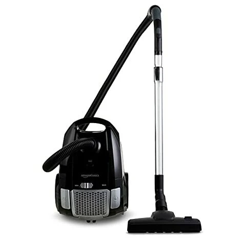 Amazon Basics, Potente Aspirapolvere A Cilindro, Con Sacchetto, Per Pavimenti Duri E Tappeti, Con Filtro HEPA E Controllo Della Velocità, 700 W, 3.0 L (UE)