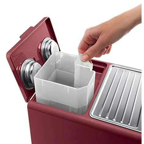 DeLonghi ECP33.21.R Macchina Da Caffè Espresso Manuale E Cappuccino, Caffè In Polvere O In Cialde E.S.E., 1100 W, Nero - immagine 4