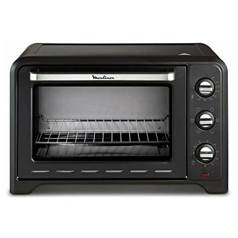 Moulinex Optimo Forno Elettrico 39 L Nero Calore Girevole 6 Modalità Di Cottura Pizza Pane Torte Pasticcerie 2000 W Termostato 240° Funzione Scongelamento OX487810