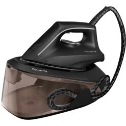 Rowenta Easy Steam VR5120 Ferro Da Stiro Ad Alta Pressione, Colpo Di Vapore 210 G/min, Vapore Continuo Da 110 G/min, Serbatoio Da 1,4 L, Modo Eco Per Tutti I Tessuti, Viola/nero