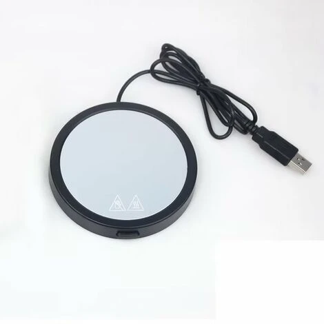 Scalda Tazze Da Caffè, Sottobicchiere Riscaldato Elettrico USB, Scalda Teiera, Fornisce Una Temperatura Costante Per Caffè, Latte E Bevande In Ufficio E A Casa