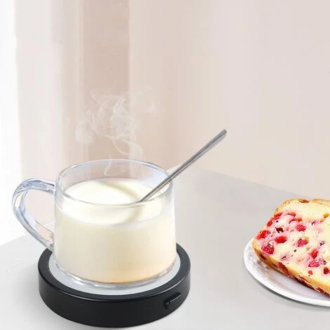Scalda Tazze Da Caffè, Sottobicchiere Riscaldato Elettrico USB, Scalda Teiera, Fornisce Una Temperatura Costante Per Caffè, Latte E Bevande In Ufficio E A Casa - immagine 2