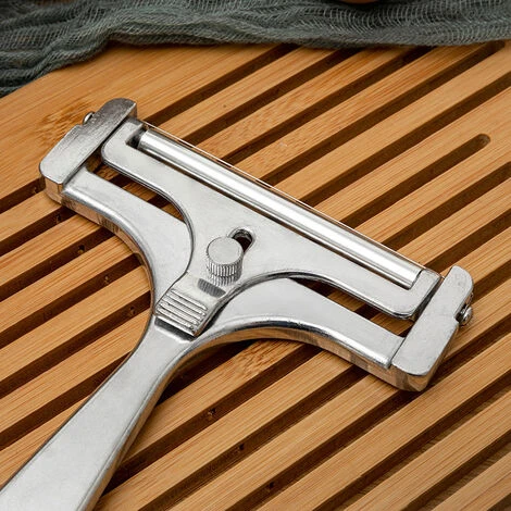 Affetta Formaggio Con Bobina E Filo Di Taglio, Spessore Di Taglio Variabile, Acciaio Inox/alluminio, Taglio A Rullo, Argento - immagine 2