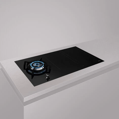 Smeg Piano Cottura Induzione / Gas Classica PM3953D 90 Cm Nero - immagine 3