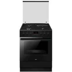 Cucina Mista 77l 4 Fuochi Nera - Acm7035vn - Amica