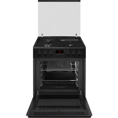 Cucina Mista 77l 4 Fuochi Nera - Acm7035vn - Amica - immagine 3