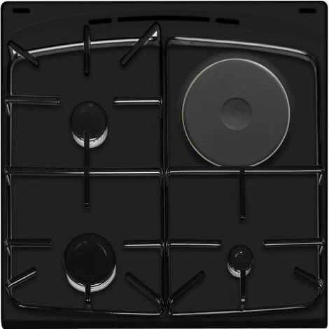 Cucina Mista 77l 4 Fuochi Nera - Acm7035vn - Amica - immagine 4