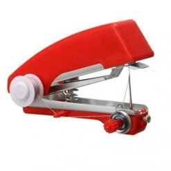 Mini Macchina Da Cucire Rossa Abbigliamento Da Cucito Senza Fili Accessori Utili Per Utensili Manuali Per Macchine Da Cucire Portatili