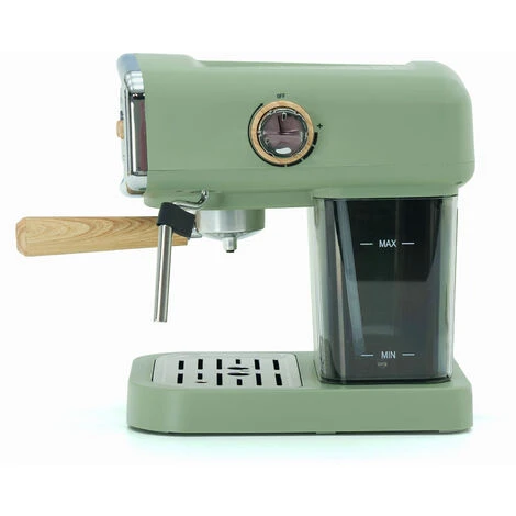 Macchina Da Caffé Express Semi-automatica Caprizze Kai 1050 W 15 Bar Capacitá Per 5 Tazzine Con Vaporizzatore Colore Verde Opaco - immagine 5