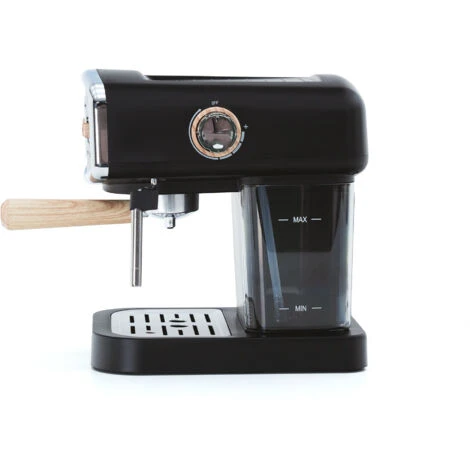 Macchina Caffé Express Semi-automatica Caprizze Kai 1050 W 15 Bar Capacitá Per 5 Tazzine Con Vaporizzatore Colore Nero Opaco - immagine 5