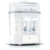 Chicco Sterilizzatore A Vapore, Sterilizzatore Biberon, Tiralatte E Ciuccio, Con 3 Configurazioni E Spegnimento Automatico, Adatto Al Microonde, Per Sterilizzare Fino A 6 Biberon Da 330 Ml, Bianco