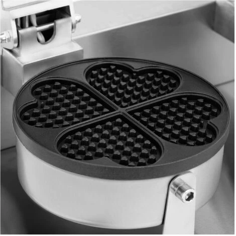 Piastra Per Waffles Doppia Piastra Per Cialde 2.000 W 0 - 5 Min Timer - immagine 3