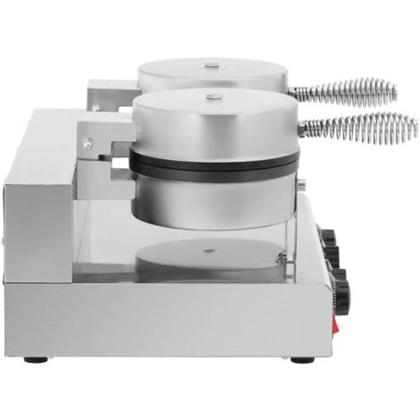 Piastra Per Waffles Doppia Piastra Per Cialde 2.000 W 0 - 5 Min Timer - immagine 4