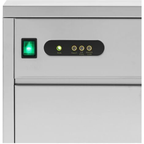 Macchina Del Ghiaccio Macchina Cubetti Ghiaccio 50kg/24h Acciaio Inox - immagine 2