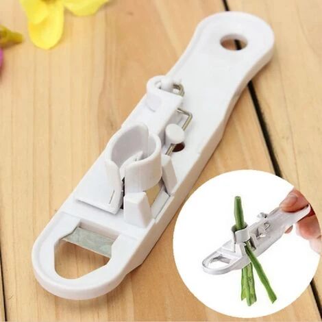 Affettatrice Per Fagioli Verdi Taglierina Per Frutta Verdura Stringer Peeler Remover Pratici Gadget Da Cucina Accessori Per La Cucina - - immagine 2