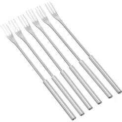 KUHN RIKON 32040 Set Forchette Da Fonduta In Acciaio INOX, 6 Pezzi