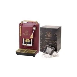 Faber Macchina Da Caffe A Cialde Pro Mini Deluxe Cherry Red - FABPROMINICHERRYBASO