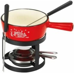 Fonduta Set 2 Forchette Rosse - SH-V611 - Tableandcook