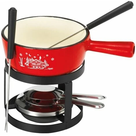 Fonduta Set 2 Forchette Rosse - SH-V611 - Tableandcook