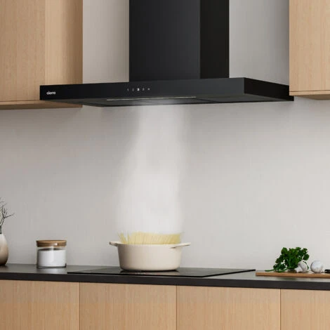 Cappa Aspirante Ciarra 90cm 650m3/h 4 Velocità Booster - LED Dimmerabile - Colore Nero- CD9102B - immagine 2