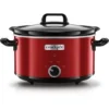 Crock-Pot Crockpot Pentola Per Cottura Lenta, Slow Cooker, Capienza 3.5 Litri, Fino A 4 Persone, 2 Impostazioni Cottura E Funzione Mantenimento In Caldo, 210 W, Ceramica, Rosso, ‎24 X 30.51 X 32.99 Cm 4 Kg