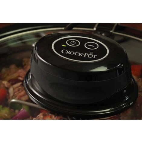 Crock-Pot Slow Cooker Auto Mescolante Digitale E Programmabile, Capacità 5.7 Litri, Adatto Fino A 6 Persone, Argento - immagine 5