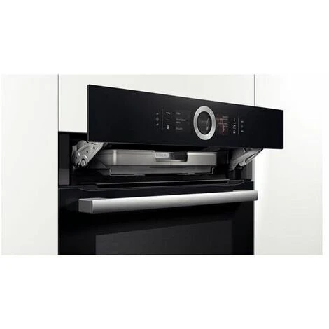 Bosch HSG636BB1 Serie 8 Forno Elettrico Multifunzione Da Incasso A Vapore Full Steam Capacita' 71 Litri Classe Energetica A+ 14 Programmi EcoClean Fast Pre-Heating 60 Cm Nero - immagine 3