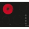 Piano Cottura In Vetroceramica 60cm 4 Fuochi 6600w Nero - PKE611CA8E - Bosch