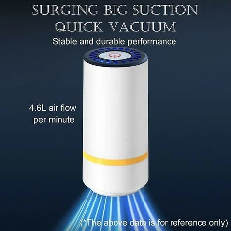 Sacco Sottovuoto Abbigliamento Cibo Pompa Guarnizione Pompa Ad Aria Domestica Compressa Elettrica - immagine 3