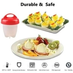 None Portauova In Gel Di Silice Per Uso Alimentare 10PSC Et 1 Separatore Di Tuorlo D'uovo