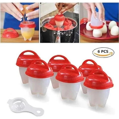 None Portauova In Gel Di Silice Per Uso Alimentare 10PSC Et 1 Separatore Di Tuorlo D'uovo - immagine 2