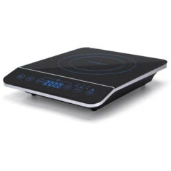 Aigostar BlueFire – Piastra A Induzione Portatile, Piano Cottura Portatile Con Pannello Touch. Fornello A Induzione Elettrico Fino A 240℃ E 2000W