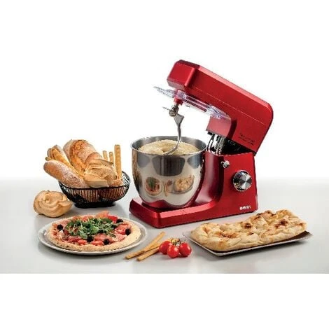 Impastatrice 7 Lt Ariete 1598 Gourmet Professional Rosso - immagine 2