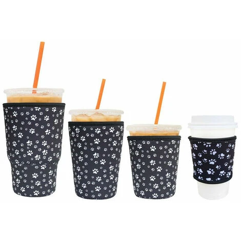 Custodie Riutilizzabili Per Caffè Ghiacciato - Custodia Isolata Per Bevande Fredde, Custodia Per Tazze Da Caffè Per Bevande Al Latte E Tè (medio) - immagine 3