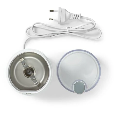 Nedis Macinacaffè 70 G 150 W Bianco - immagine 4